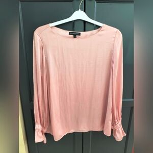 Pale Rose silky blouse Banana Republic